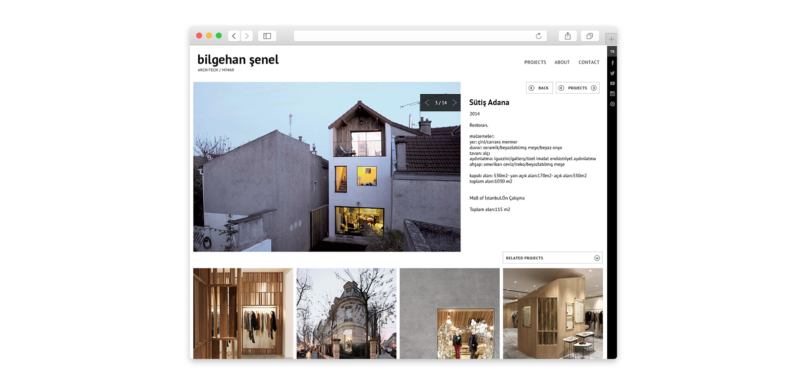 Architect Bilgehan Şenel Website 2