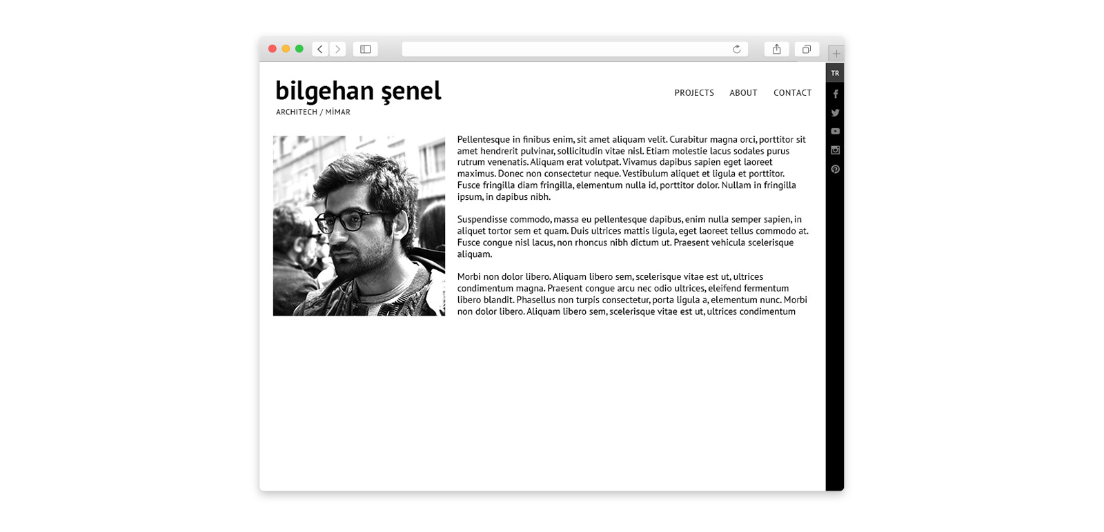 Architect Bilgehan Şenel Website 3