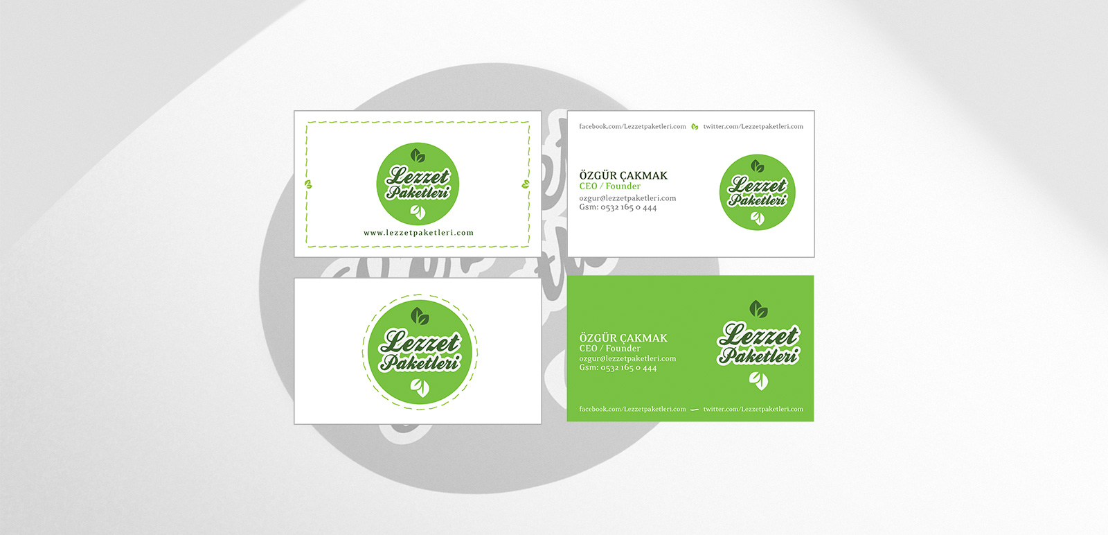 Lezzet Paketleri Logo, Corporate Identity 4