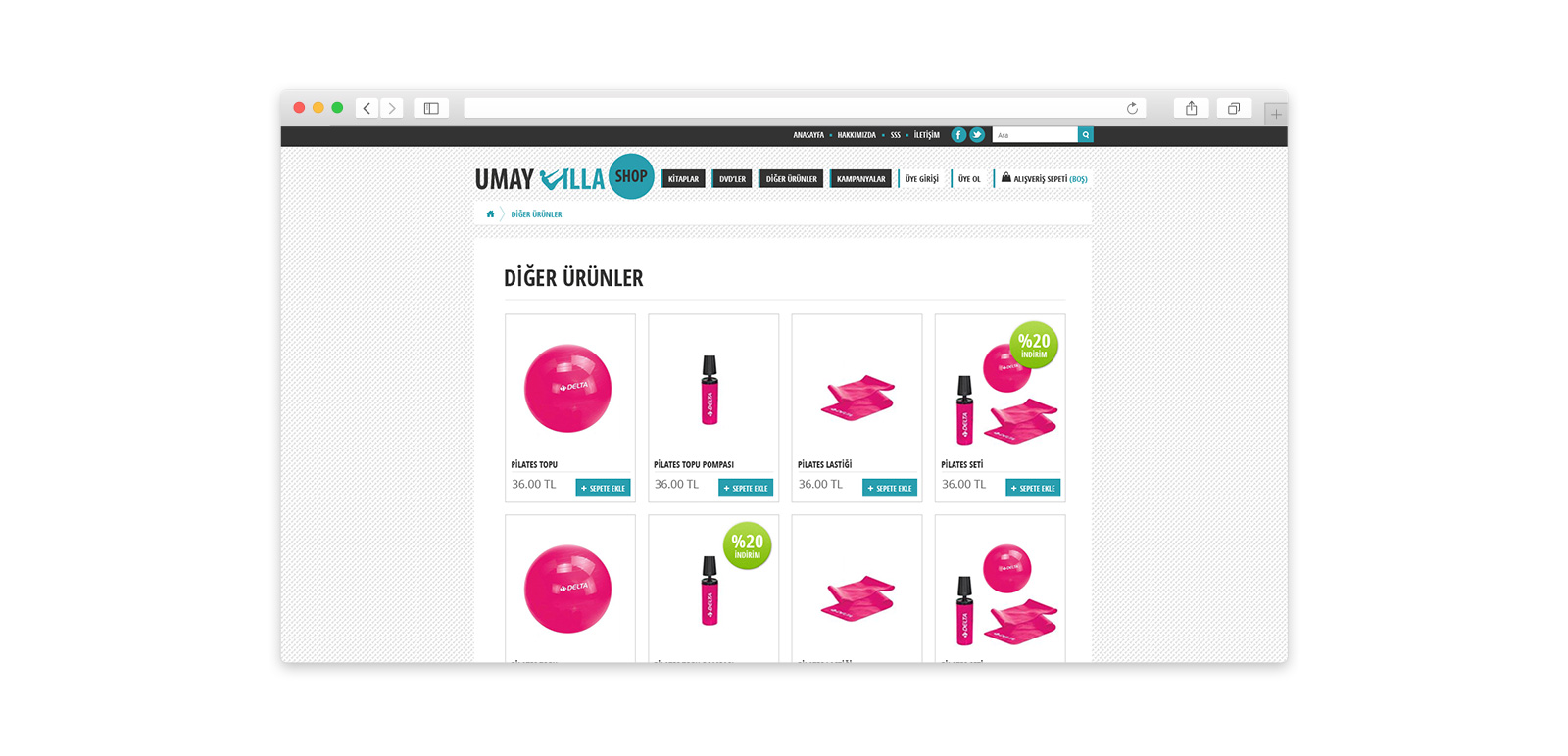 Umay Villa Shop E-Commerce Website 4