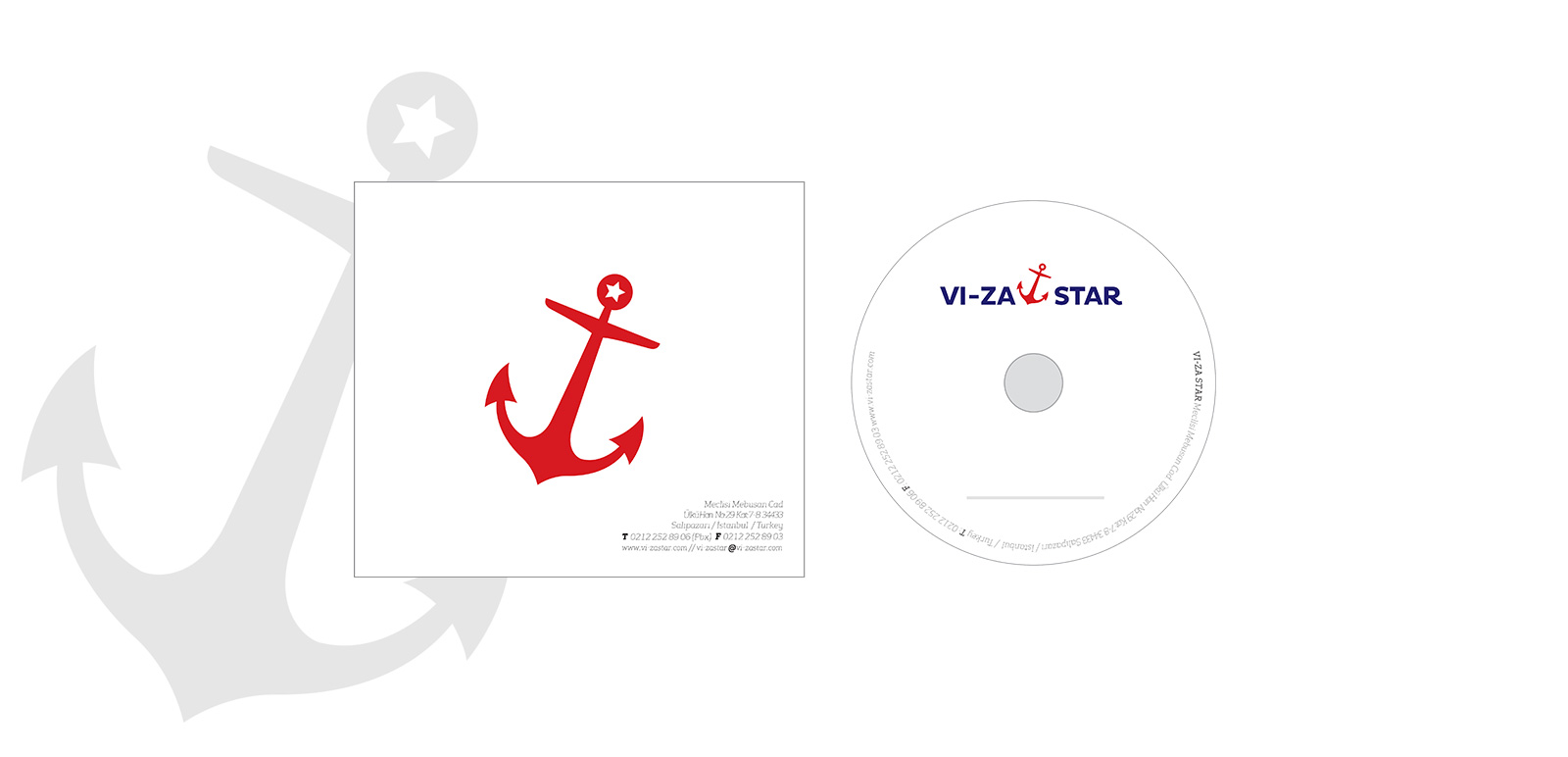 VIZA Star Logo, Corporate Identity 3