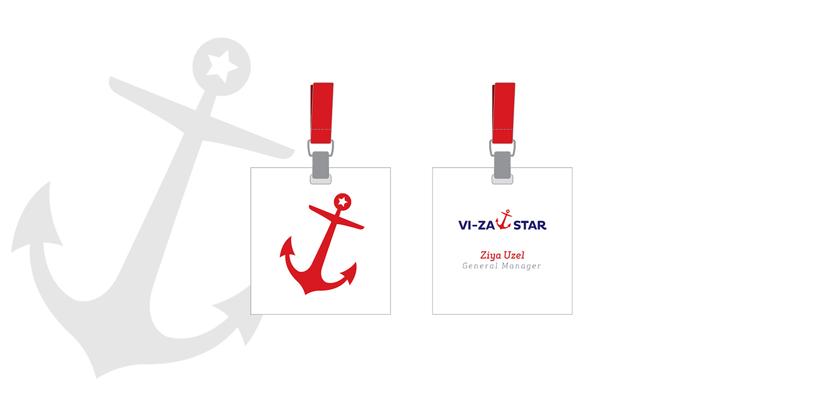 VIZA Star Logo, Corporate Identity 5