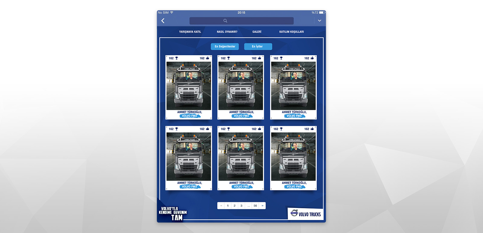 Volvo Trucks'la Kendime Güvenim Tam FB App 8